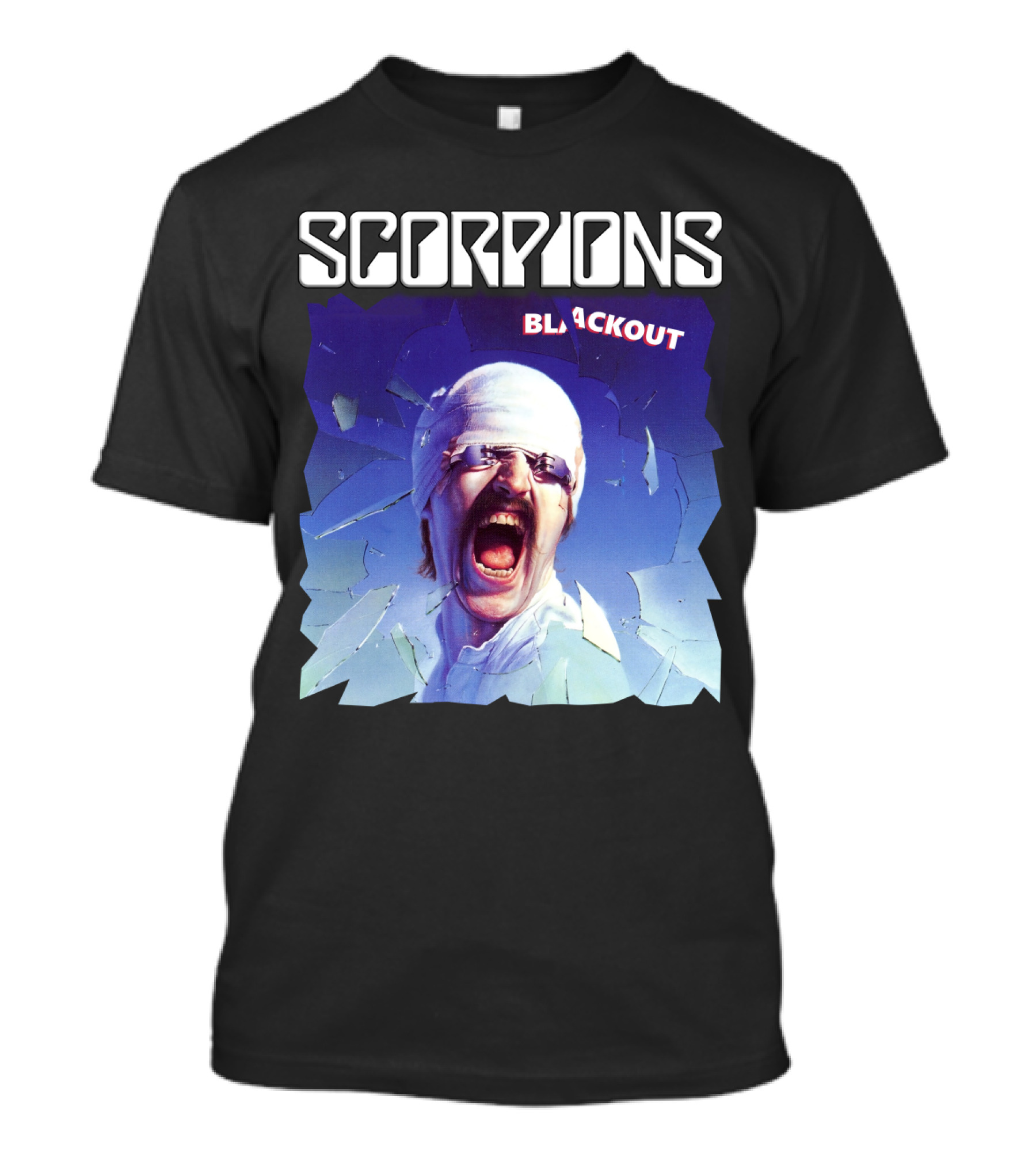 Scorpions Blackout Album Cover Art Legendary Rock Band T-Shirt