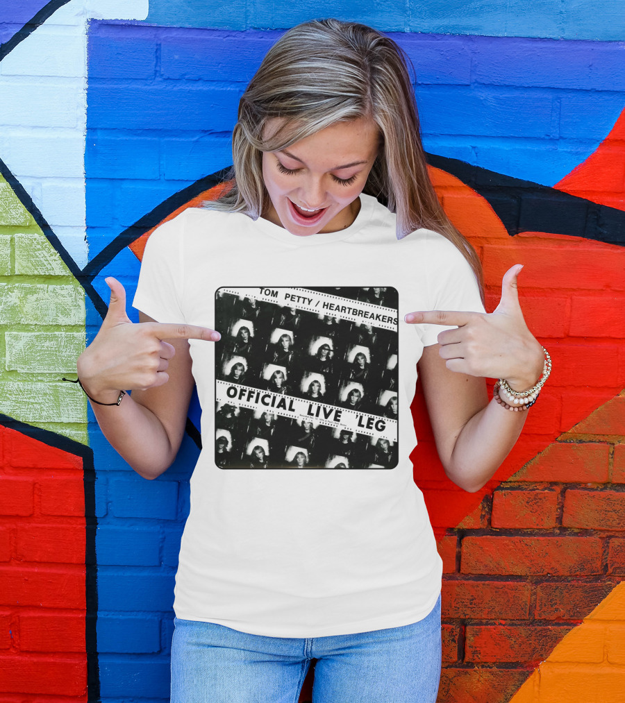 Tom Petty Heartbreakers Official Live Leg T-Shirt