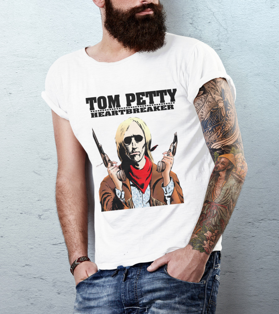 Tom Petty Heartbreaker Gunslinger T-Shirt
