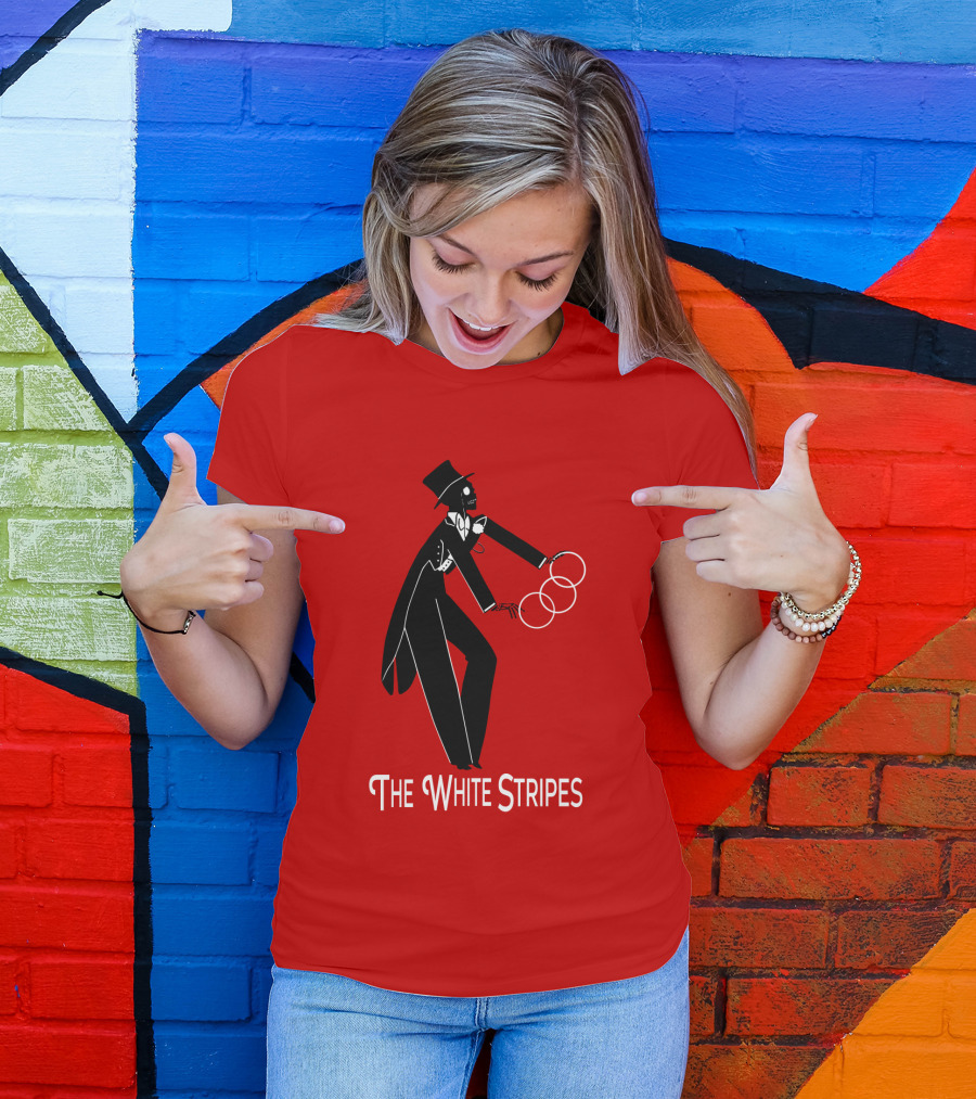 The White Stripes Juggling Man Red T-Shirt