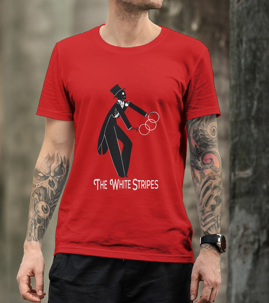 The White Stripes Juggling Man Red T-Shirt