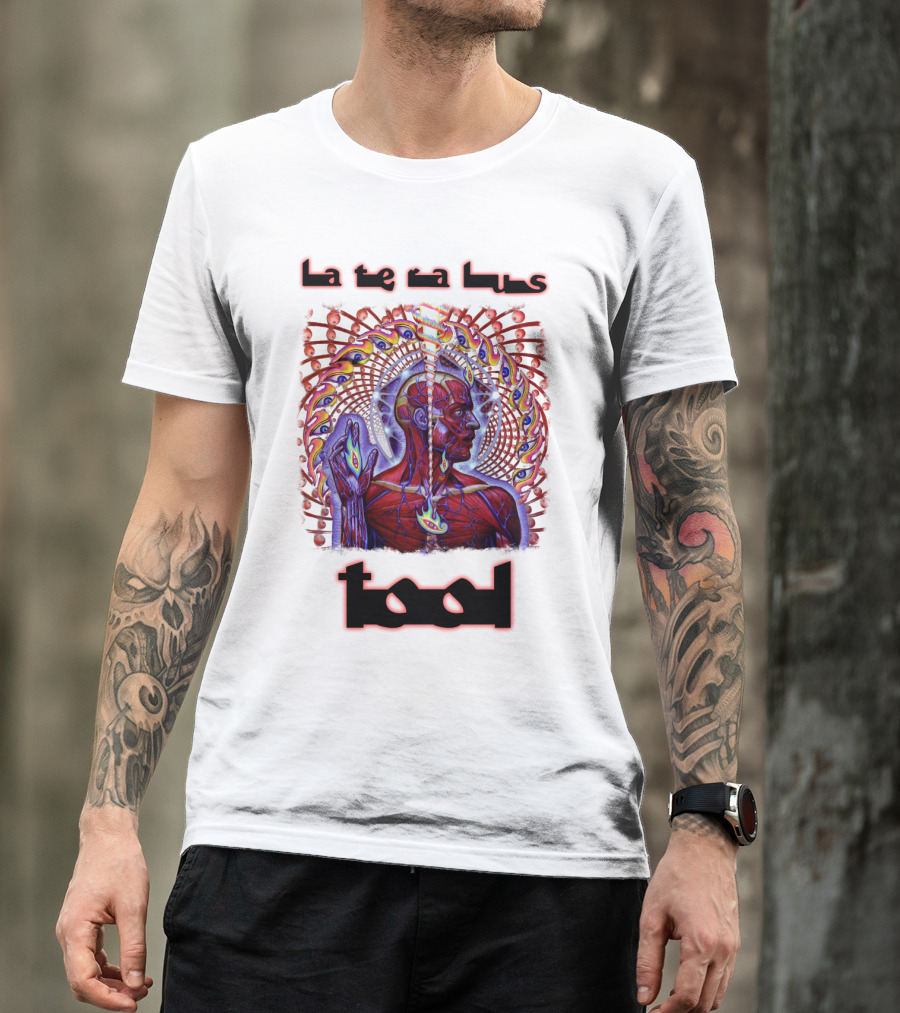 Tool Lateralus Inspired Psychedelic Art With Anatomical Human Figure T-Shirt
