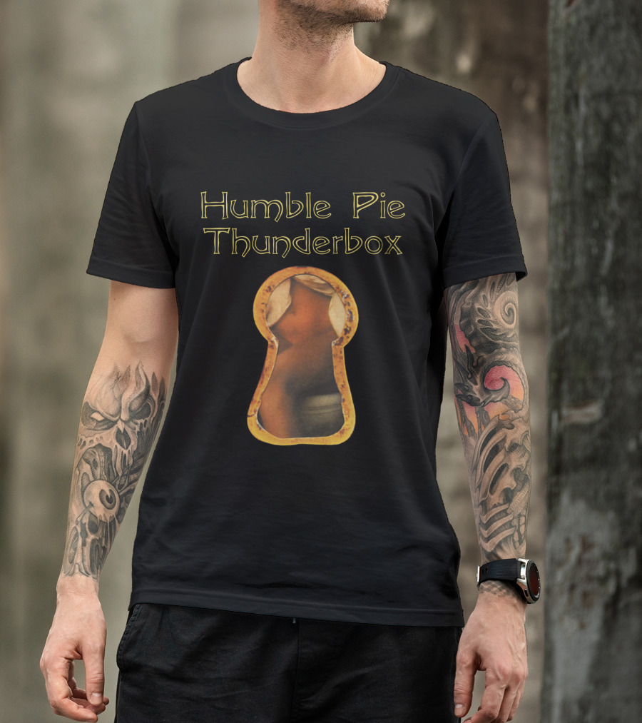 Humble Pie Thunderbox Keyhole Cover Art T-Shirt