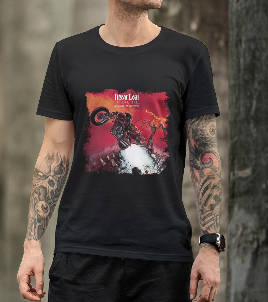 Meat Loaf Bat Out Of Hell Songs By Jim Steinman T-Shirt