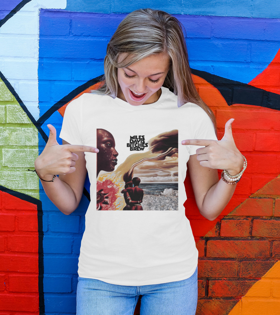 Miles Davis Bitches Brew Album Cover Art T-Shirt
