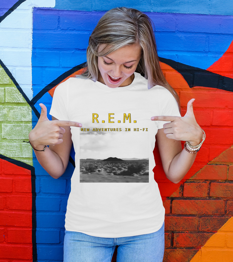 R.E.M. New Adventures In Hi-Fi Desert Landscape Photography T-Shirt
