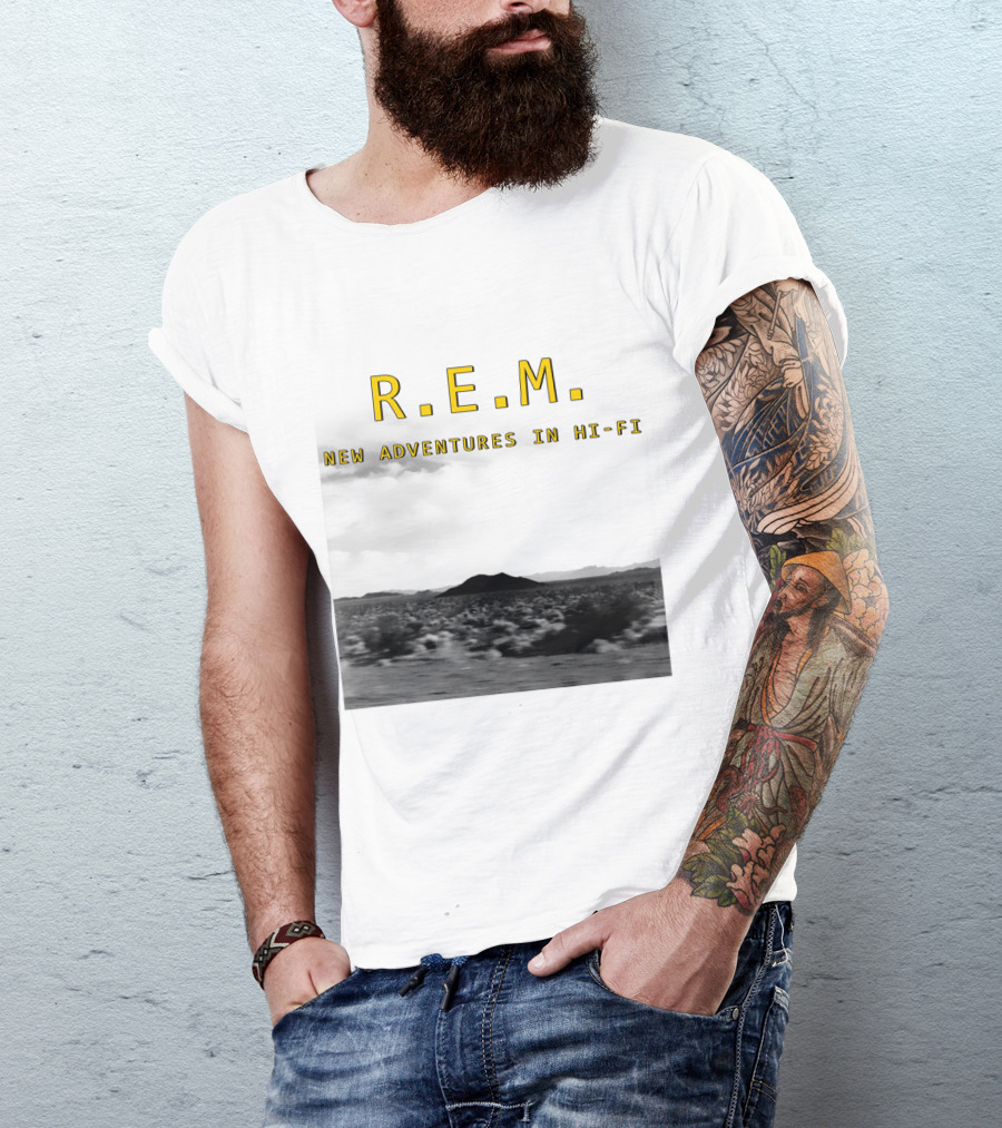 R.E.M. New Adventures In Hi-Fi Desert Landscape Photography T-Shirt