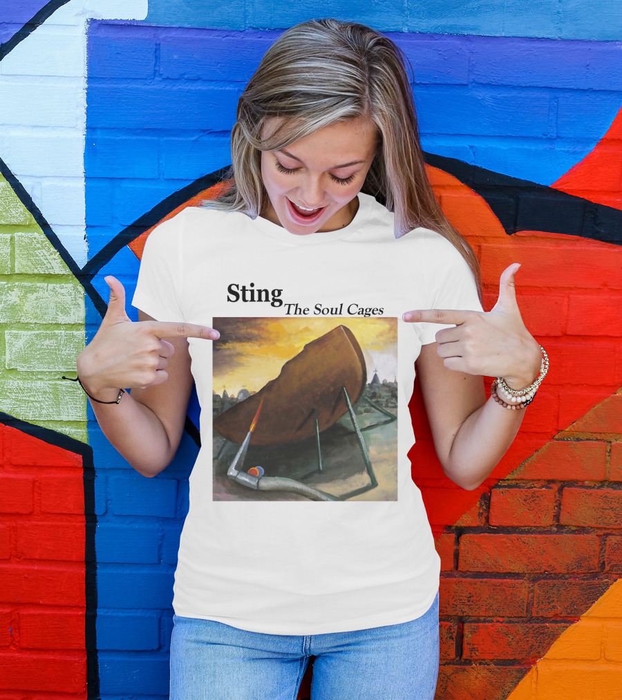 Sting The Soul Cages Album Cover Art T-Shirt