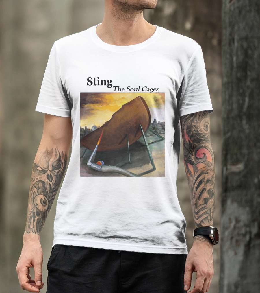 Sting The Soul Cages Album Cover Art T-Shirt