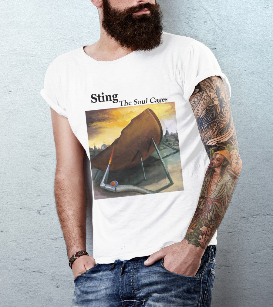 Sting The Soul Cages Album Cover Art T-Shirt