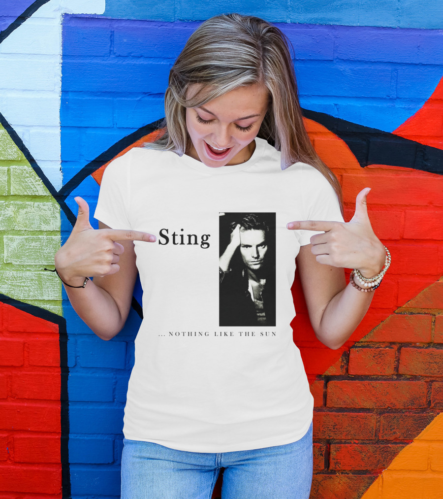 Sting ...Nothing Like The Sun Album Cover T-Shirt