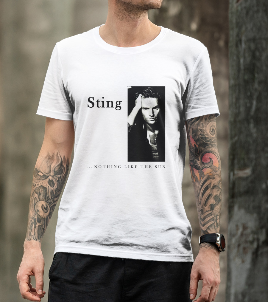Sting ...Nothing Like The Sun Album Cover T-Shirt