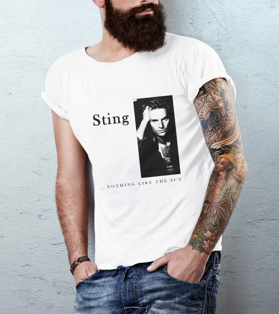 Sting ...Nothing Like The Sun Album Cover T-Shirt