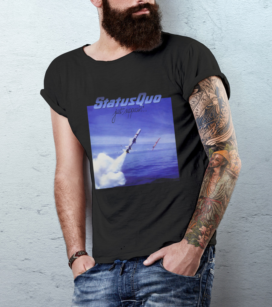 Status Quo Just Supposin. Ocean Rocket Launch T-Shirt