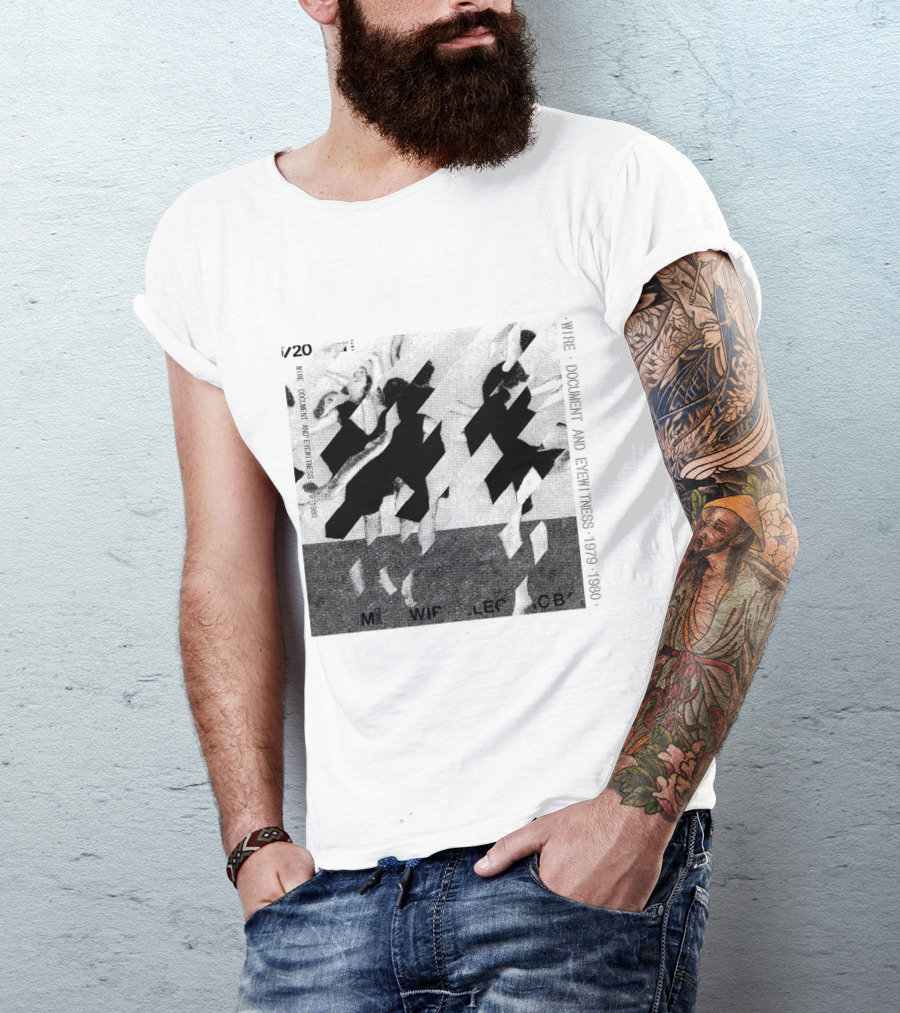 Wire Document And Eyewitness 1979 1980 V/20 M LE CB T-Shirt