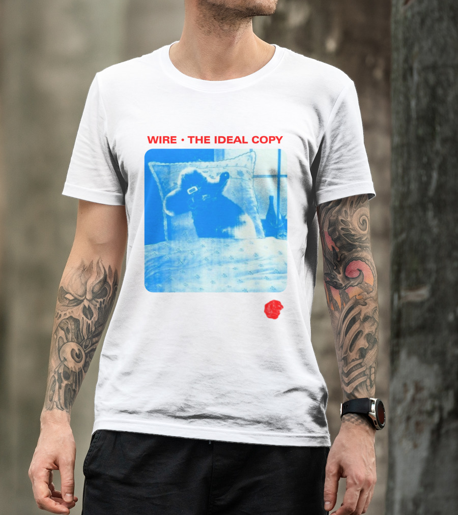 Wire The Ideal Copy Blue Dog On Pillow T-Shirt