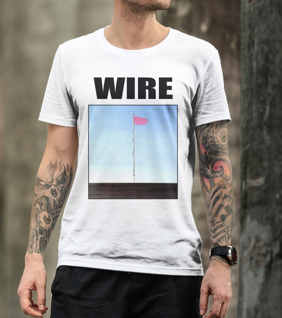 Wire Pink Flag Iconic Album Cover T-Shirt