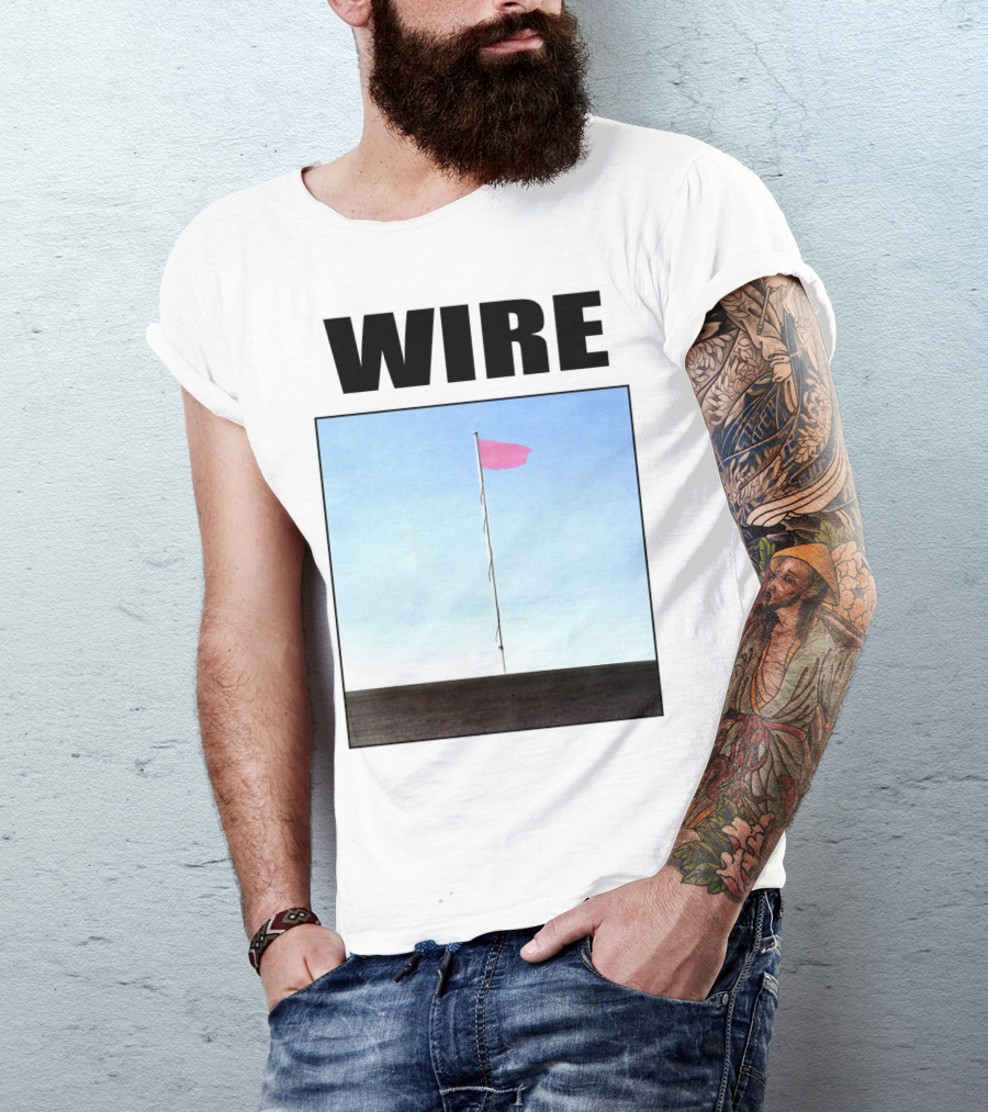 Wire Pink Flag Iconic Album Cover T-Shirt