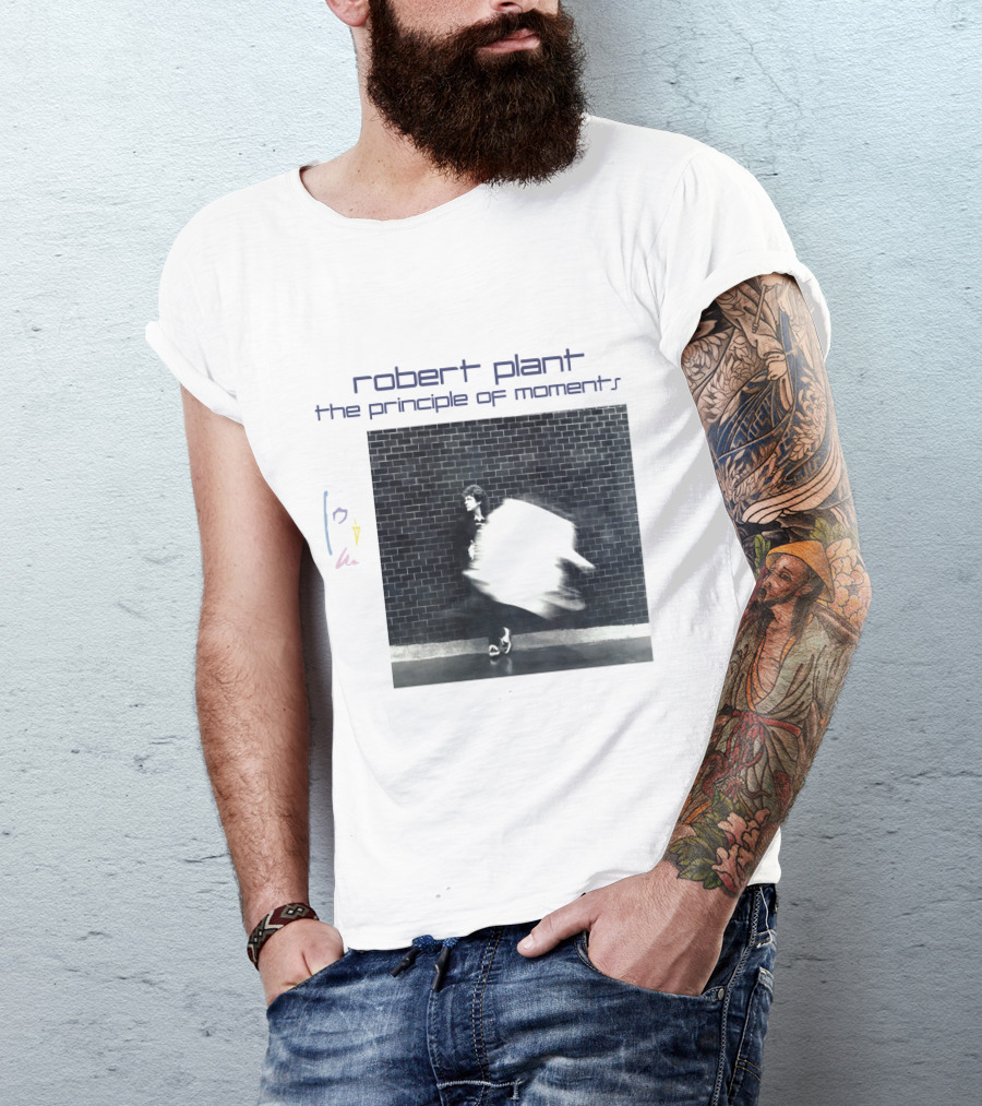 Robert Plant The Principle Of Moments Album Cover T-Shirt