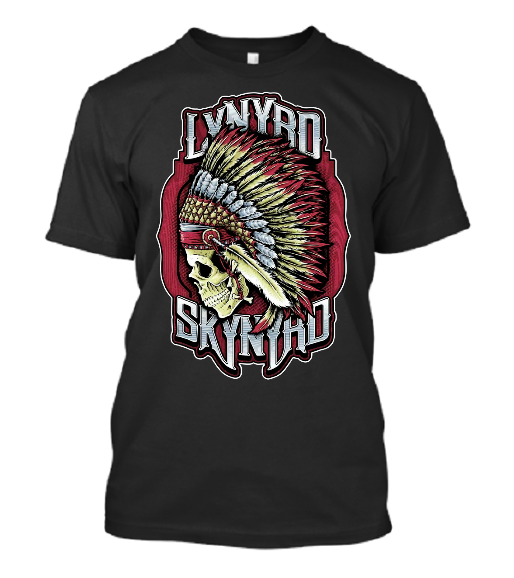 Lynyrd Skynyrd Indian Skull Headdress T-Shirt