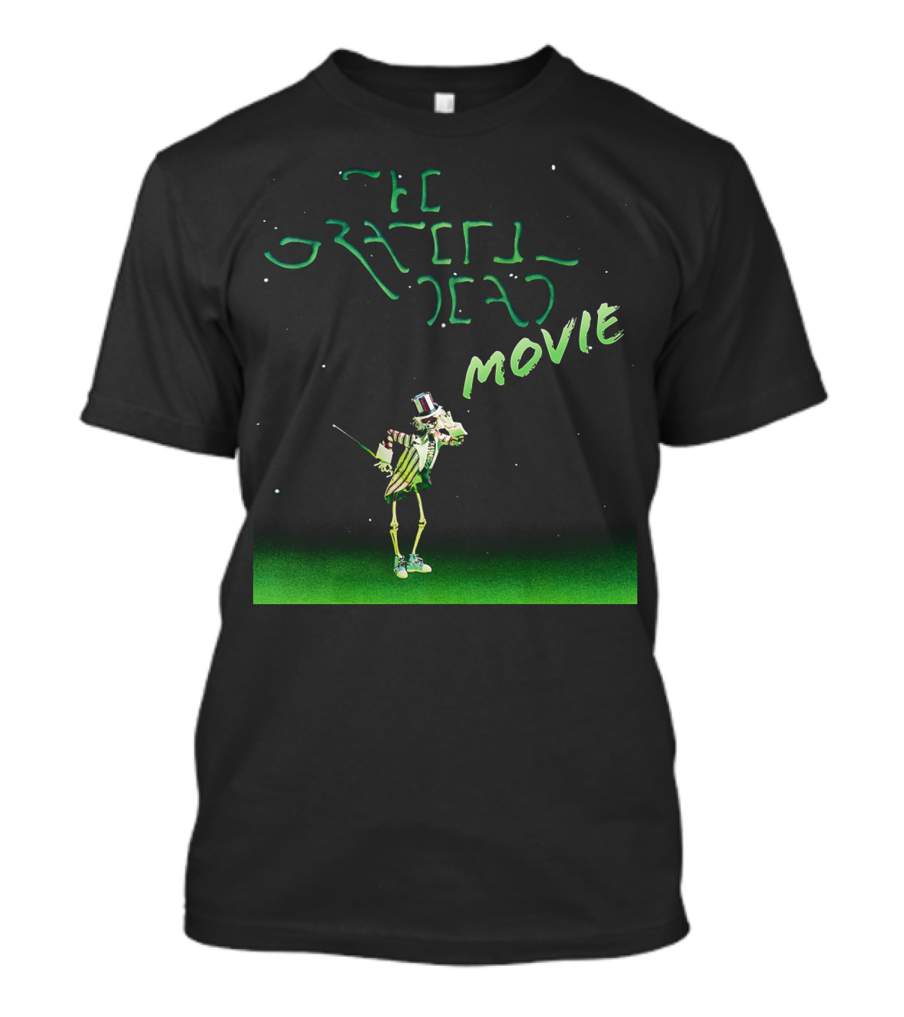 The Grateful Dead Movie Skeleton With Top Hat And Cane T-Shirt