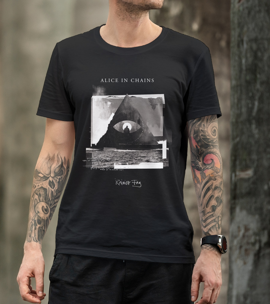 Alice In Chains Rainier Fog 17 Pyramid Eye T-Shirt