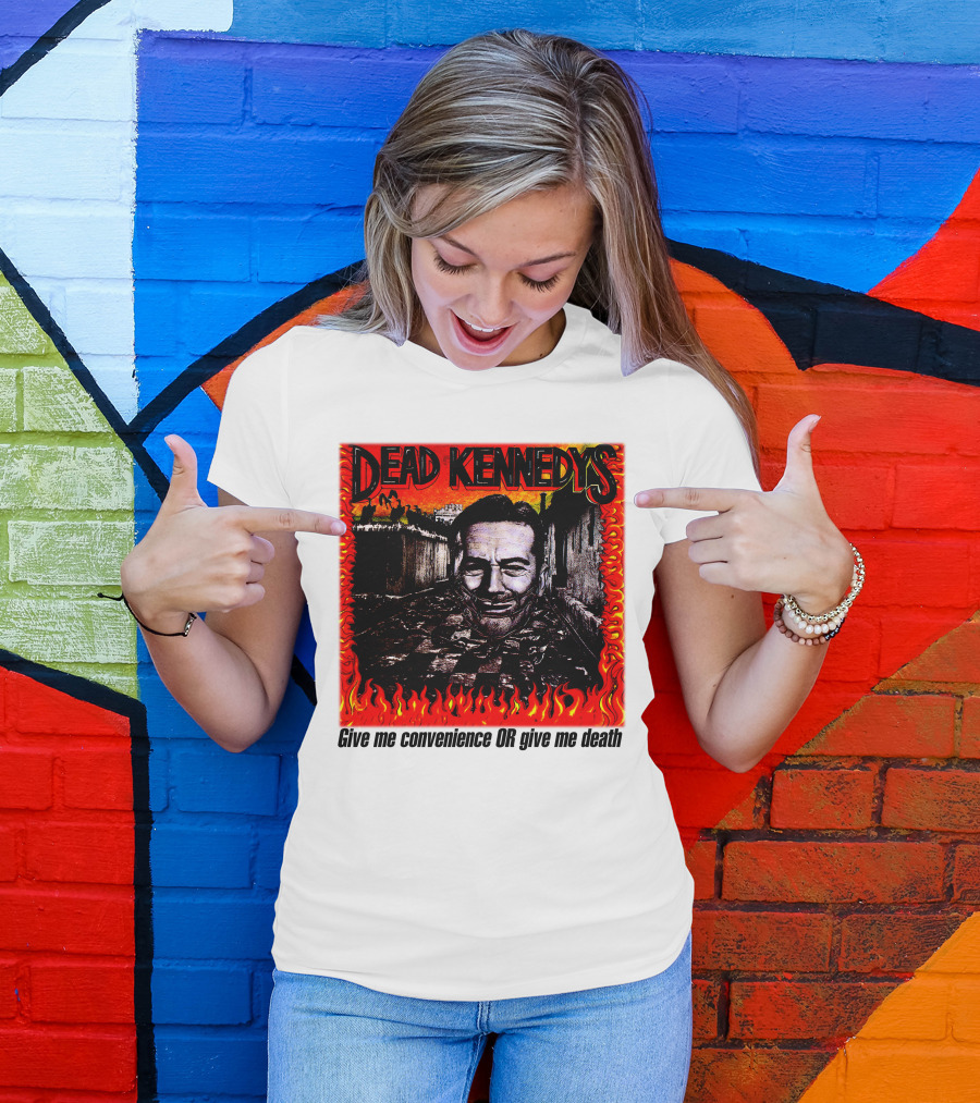 Dead Kennedys Give Me Convenience Or Give Me Death Flames T-Shirt