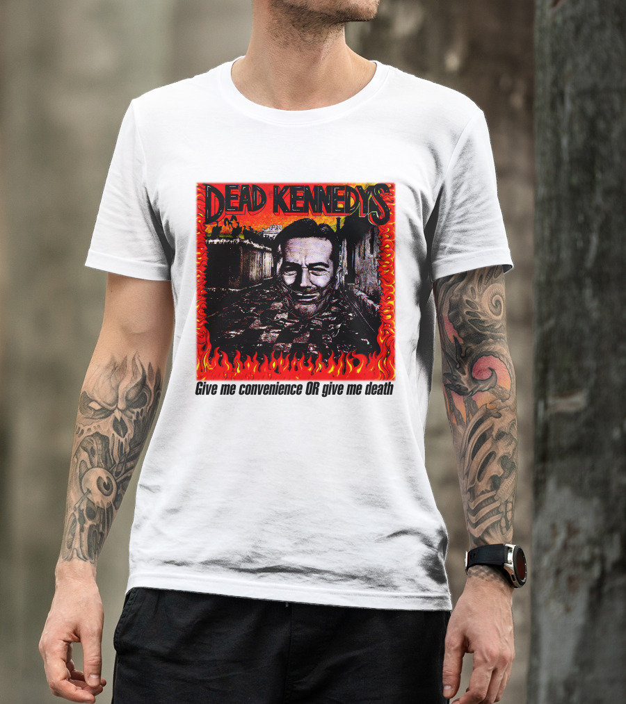 Dead Kennedys Give Me Convenience Or Give Me Death Flames T-Shirt