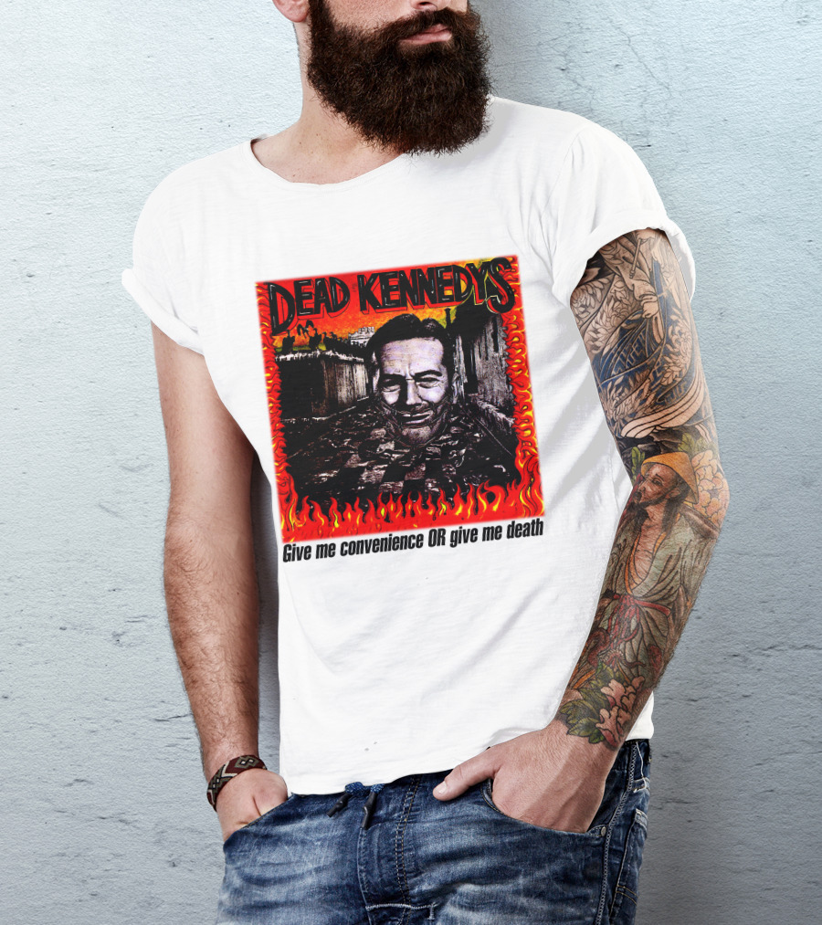 Dead Kennedys Give Me Convenience Or Give Me Death Flames T-Shirt