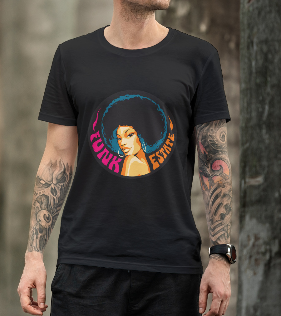 Funk Estate Afro Groove Vintage Style T-Shirt