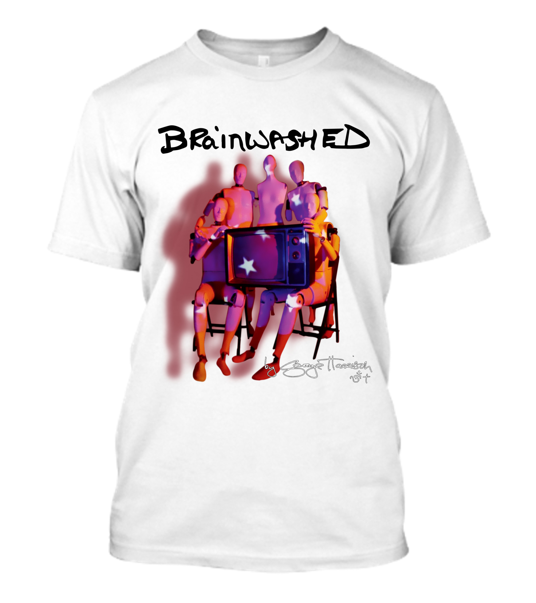 Brainwashed By George Harrison 2004 Mannequins With Television Star T-Shirt