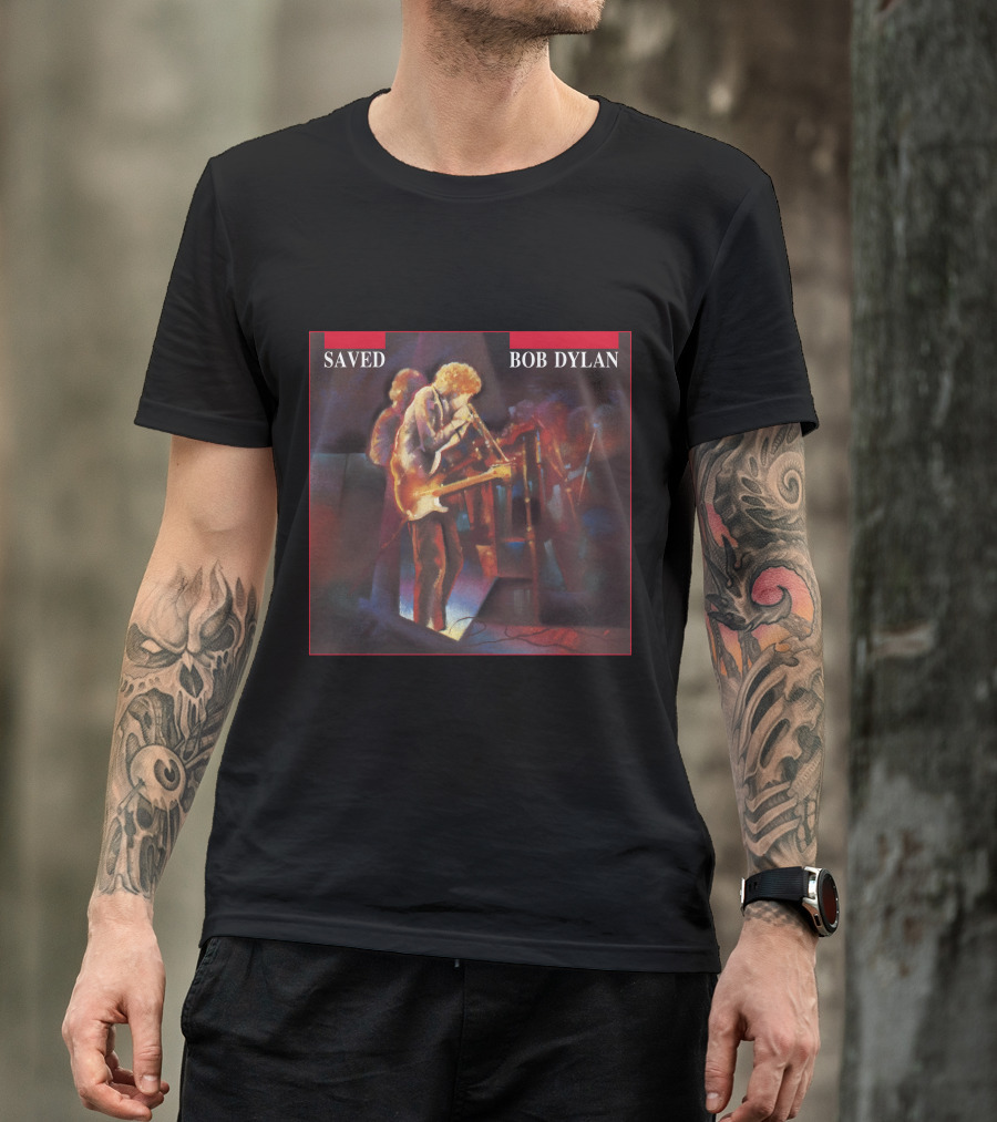 Saved Bob Dylan Concert Performance Artwork T-Shirt