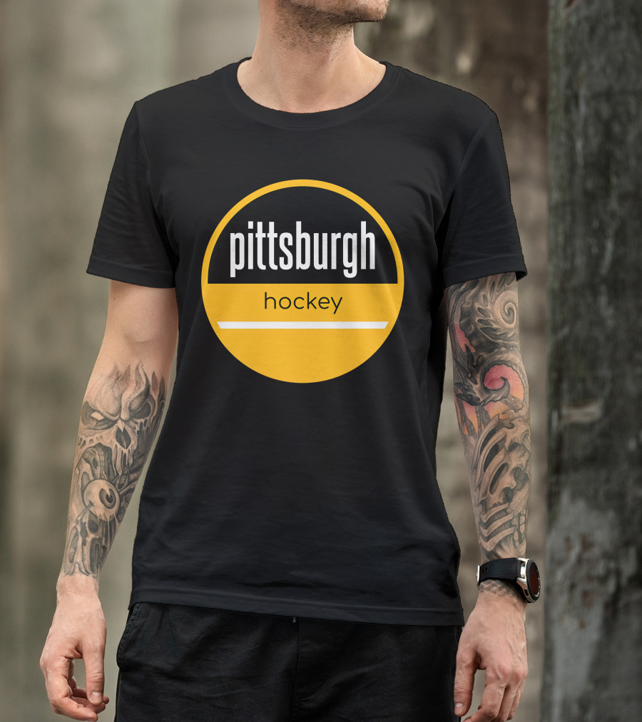 Pittsburgh Penguins Hockey Circle T-Shirt