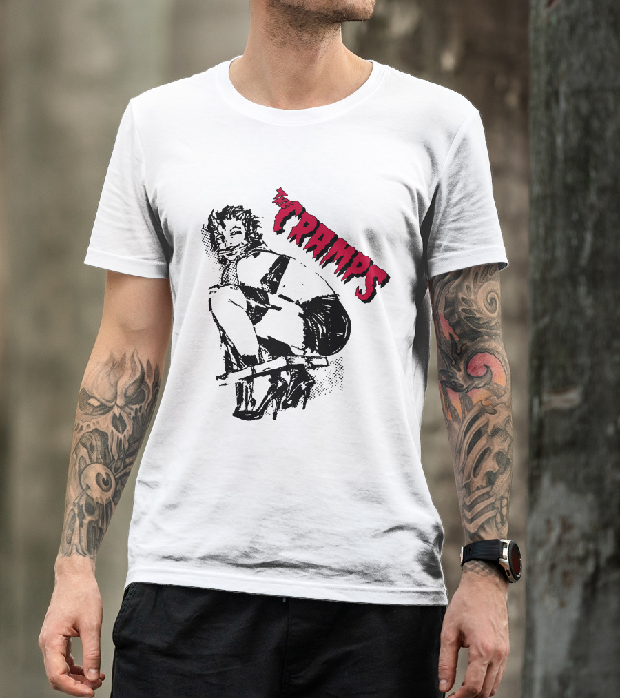 The Cramps Vintage Artwork With Stylish Retro T-Shirt