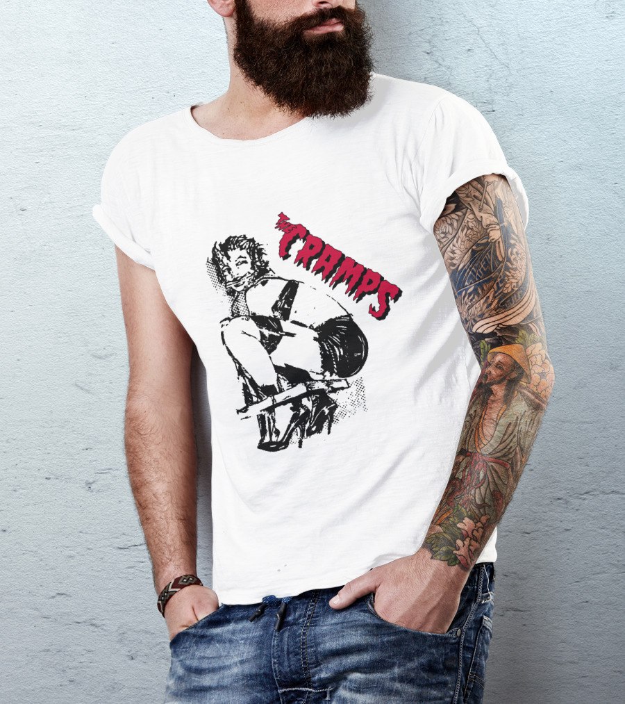 The Cramps Vintage Artwork With Stylish Retro T-Shirt