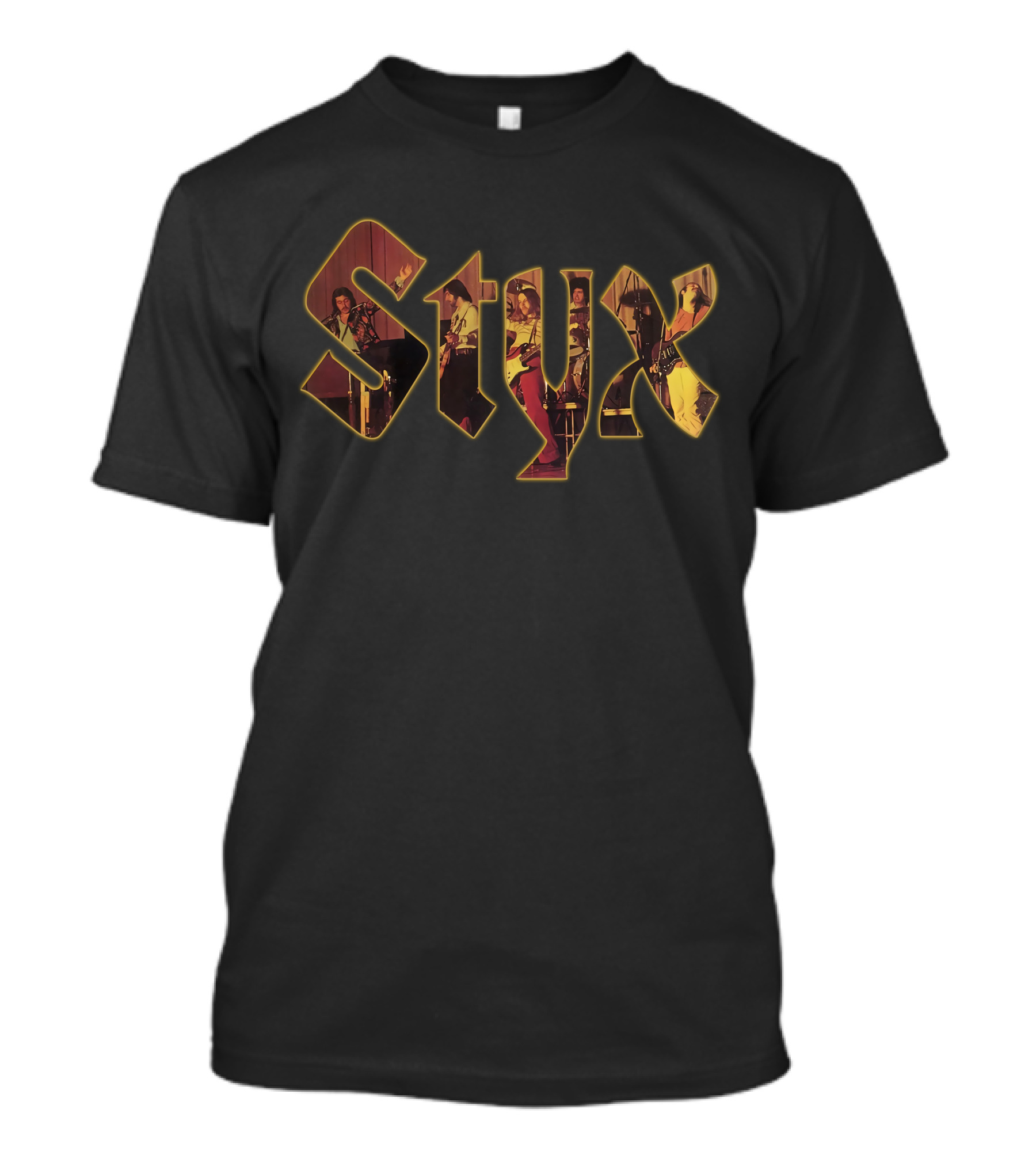 Styx Band Concert Performance Photo Collage T-Shirt