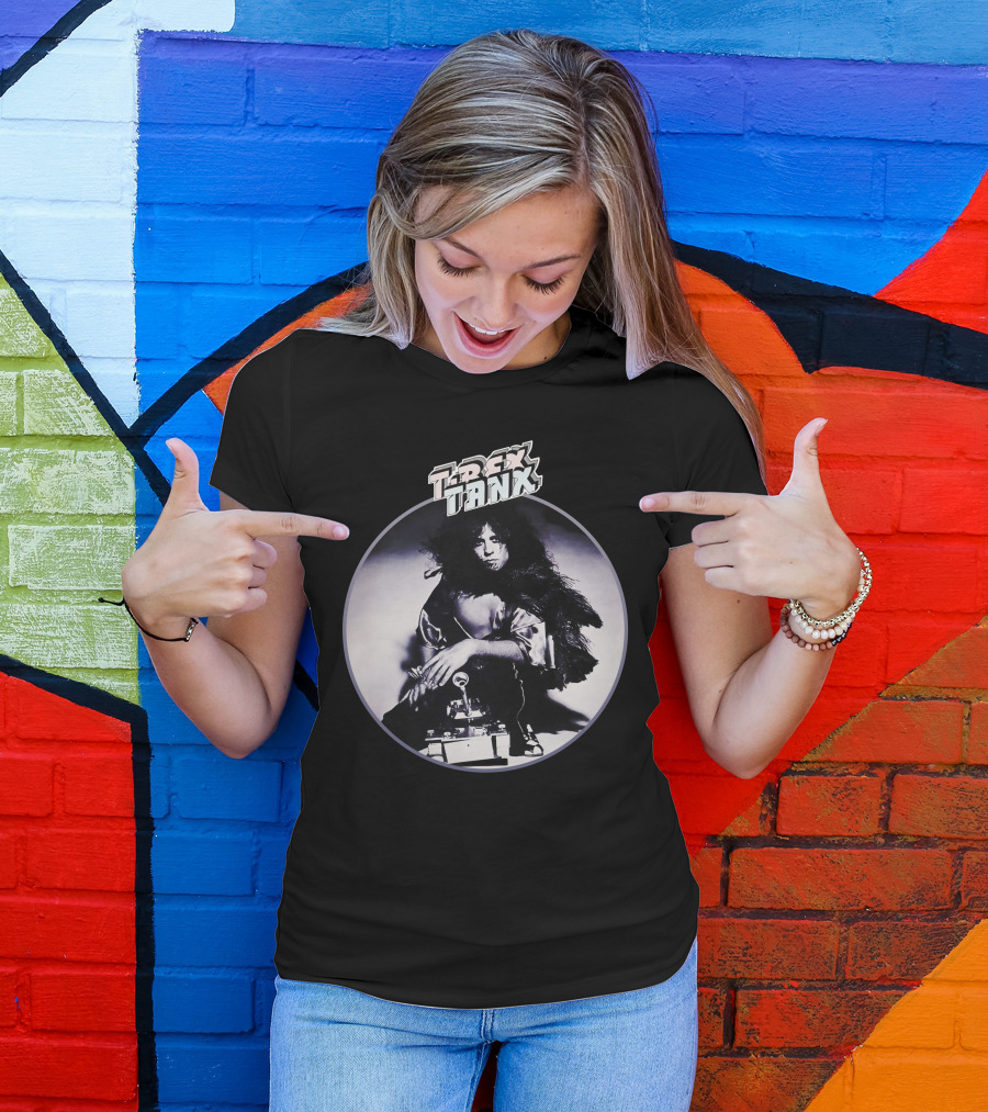 Trex Tanx Album Art Black And White Photo T-Shirt