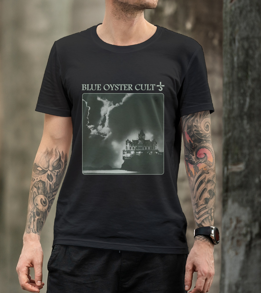Blue Oyster Cult Castle Lightning Storm T-Shirt