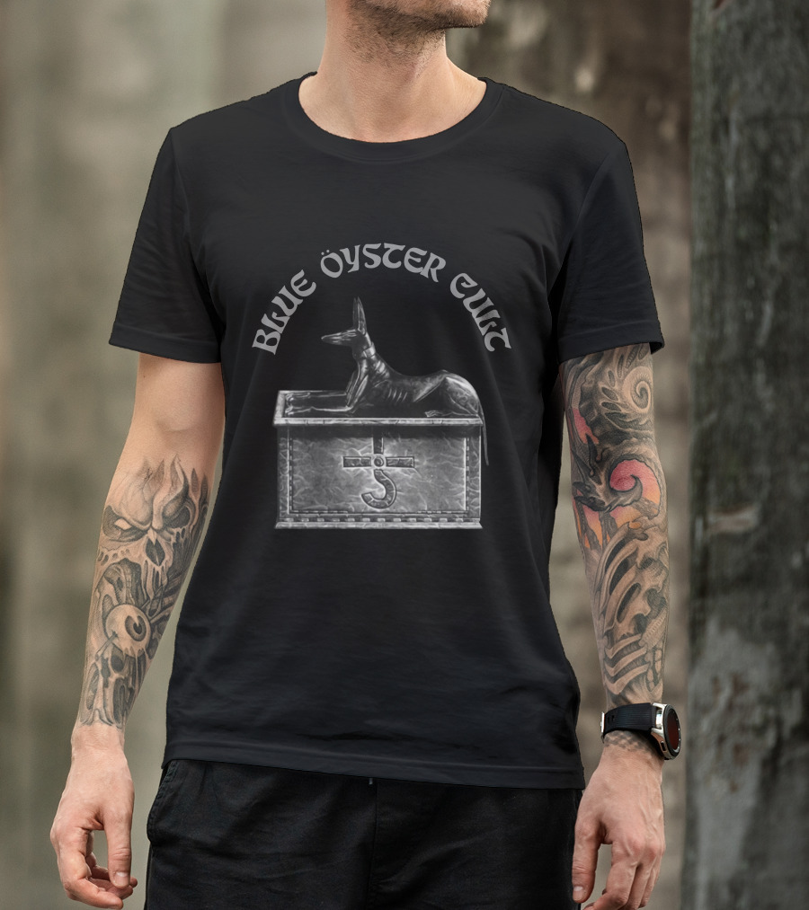 Blue Öyster Cult Anubis Symbol Attic Box T-Shirt