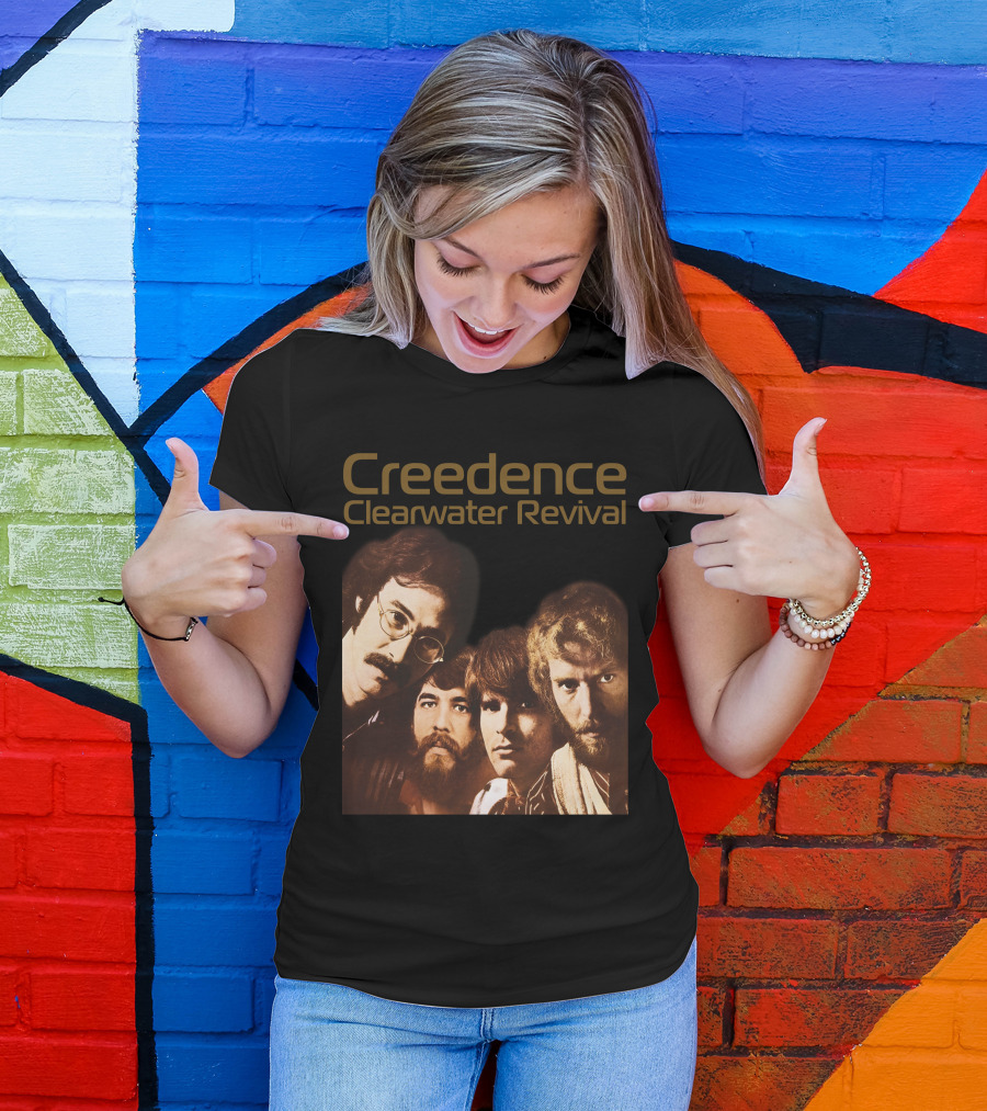 Creedence Clearwater Revival Band Portrait T-Shirt