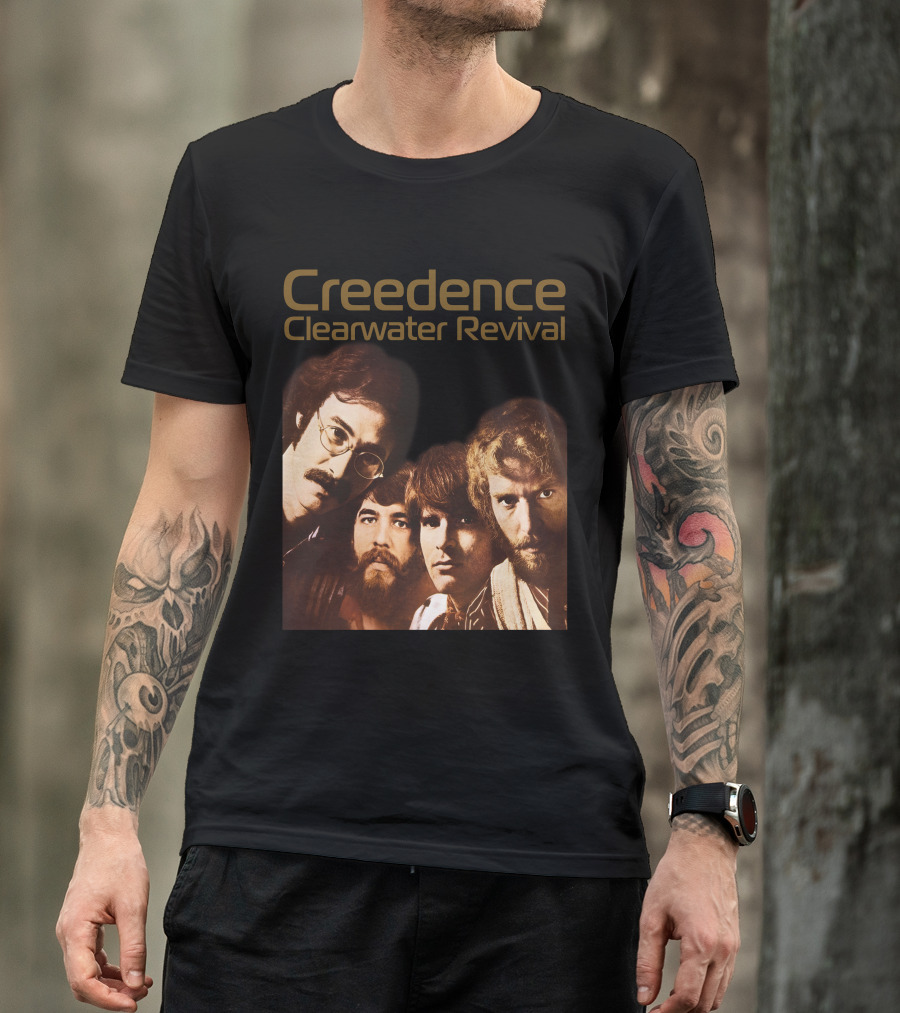 Creedence Clearwater Revival Band Portrait T-Shirt