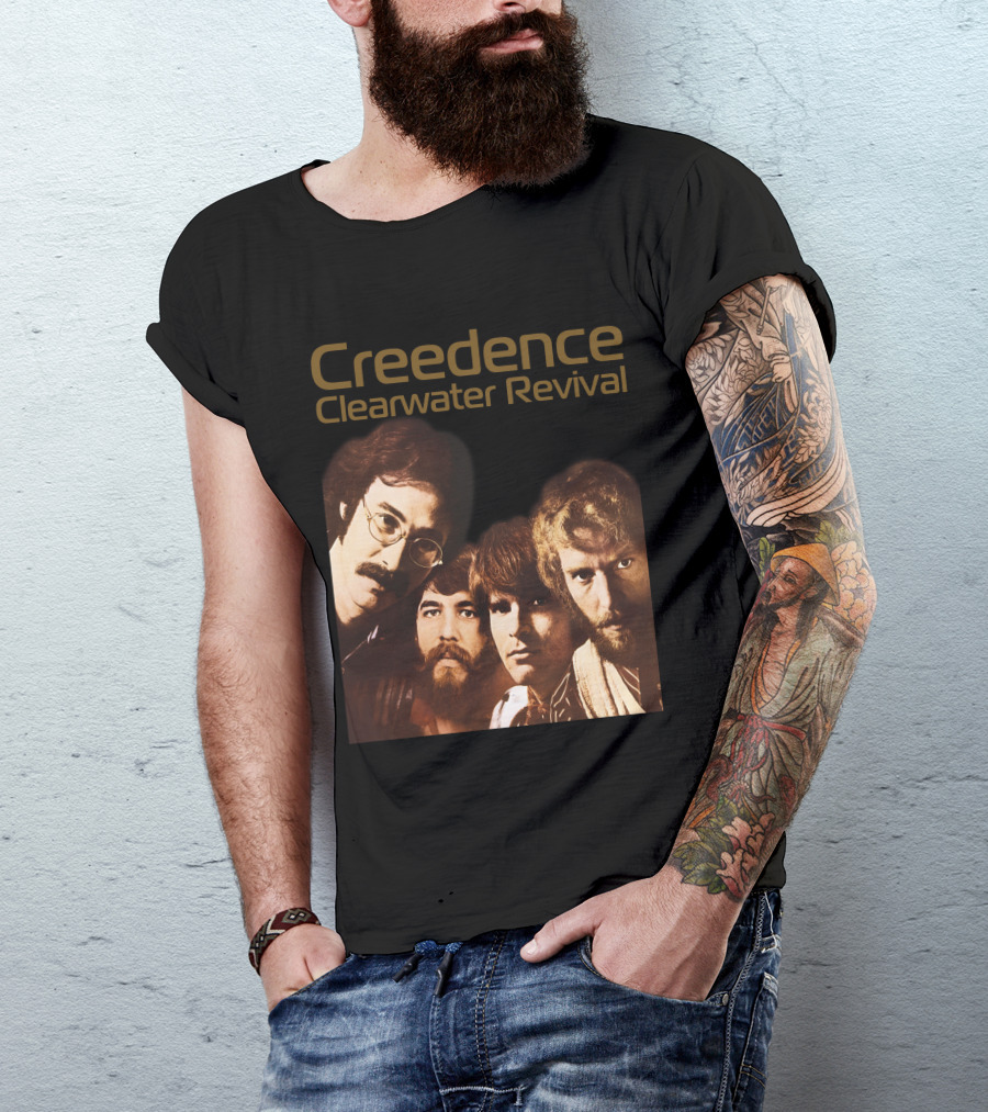 Creedence Clearwater Revival Band Portrait T-Shirt