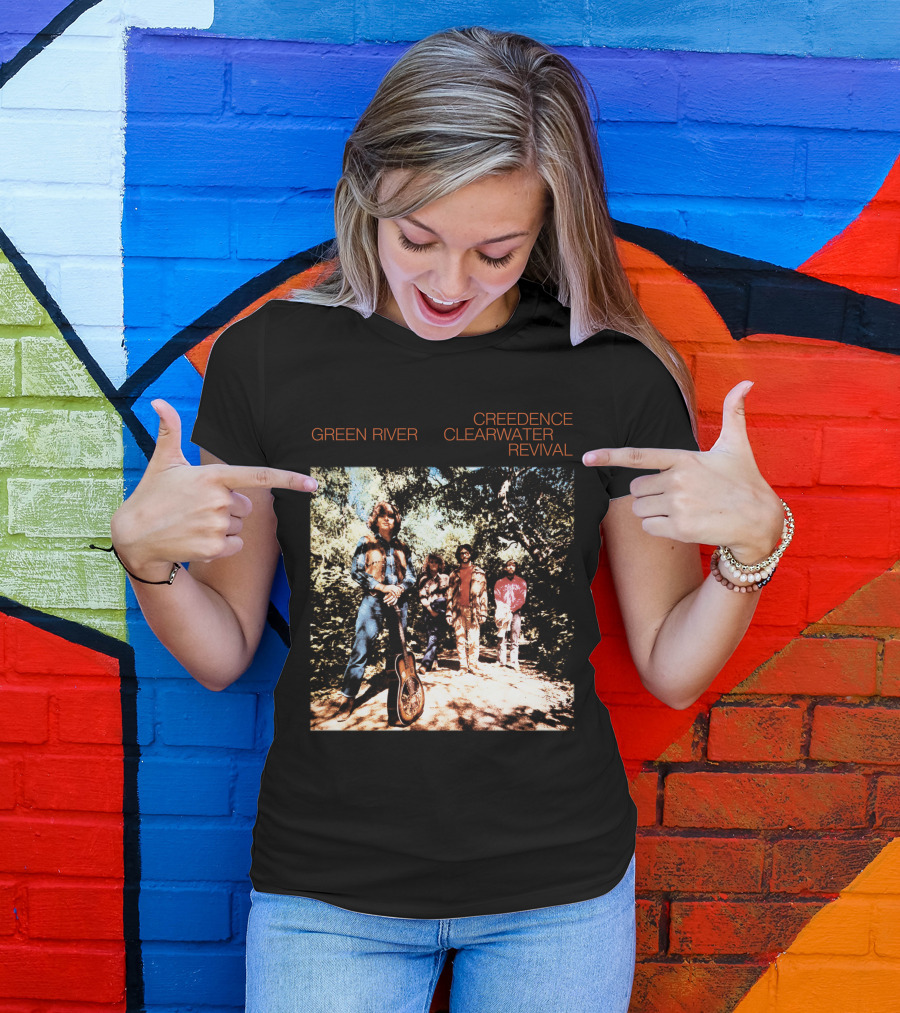 Green River Creedence Clearwater Revival Album Cover Photo T-Shirt