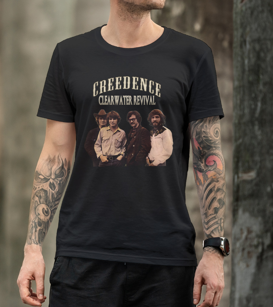 Creedence Clearwater Revival Band Portrait Ccr T-Shirt
