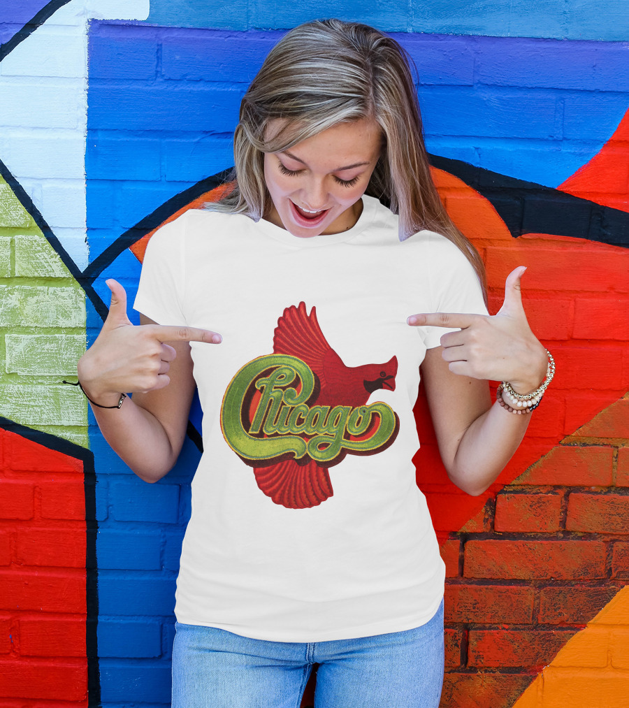 Chicago Cardinal Bird Ccg T-Shirt
