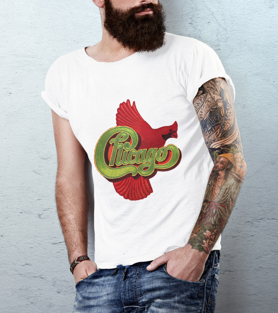 Chicago Cardinal Bird Ccg T-Shirt