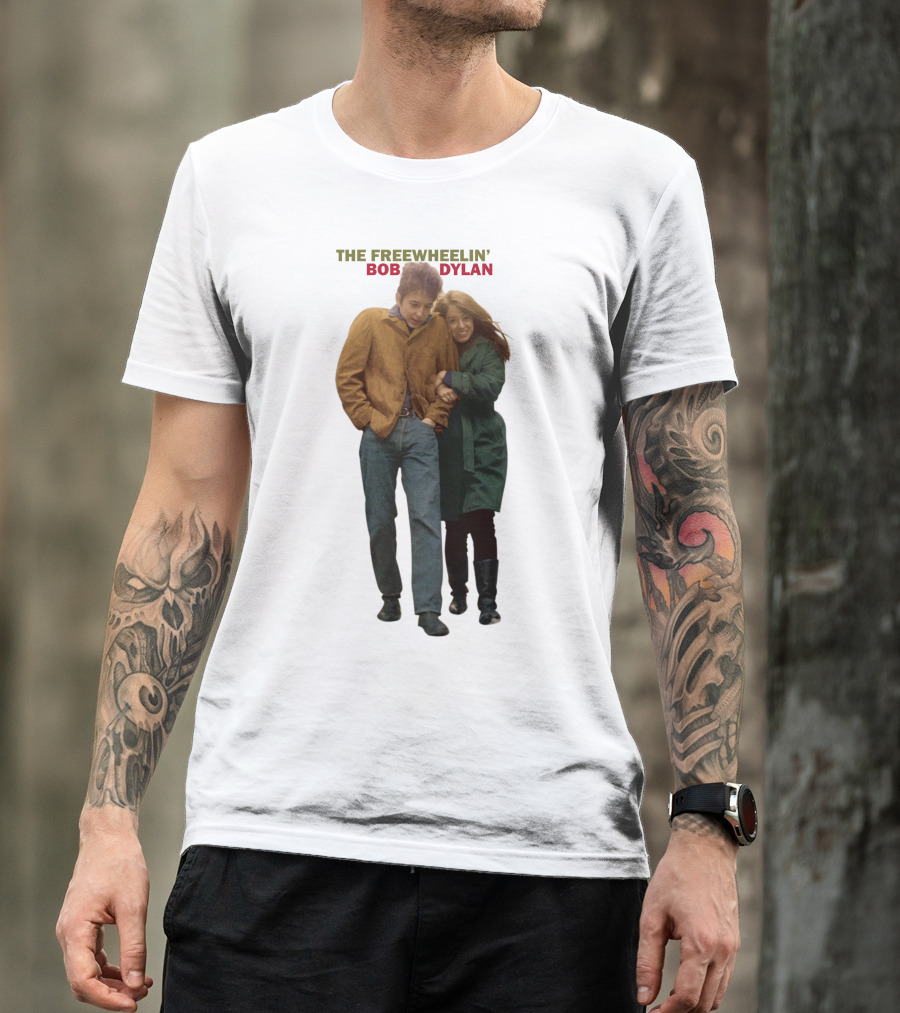 The Freewheelin' Bob Dylan Album Cover T-Shirt