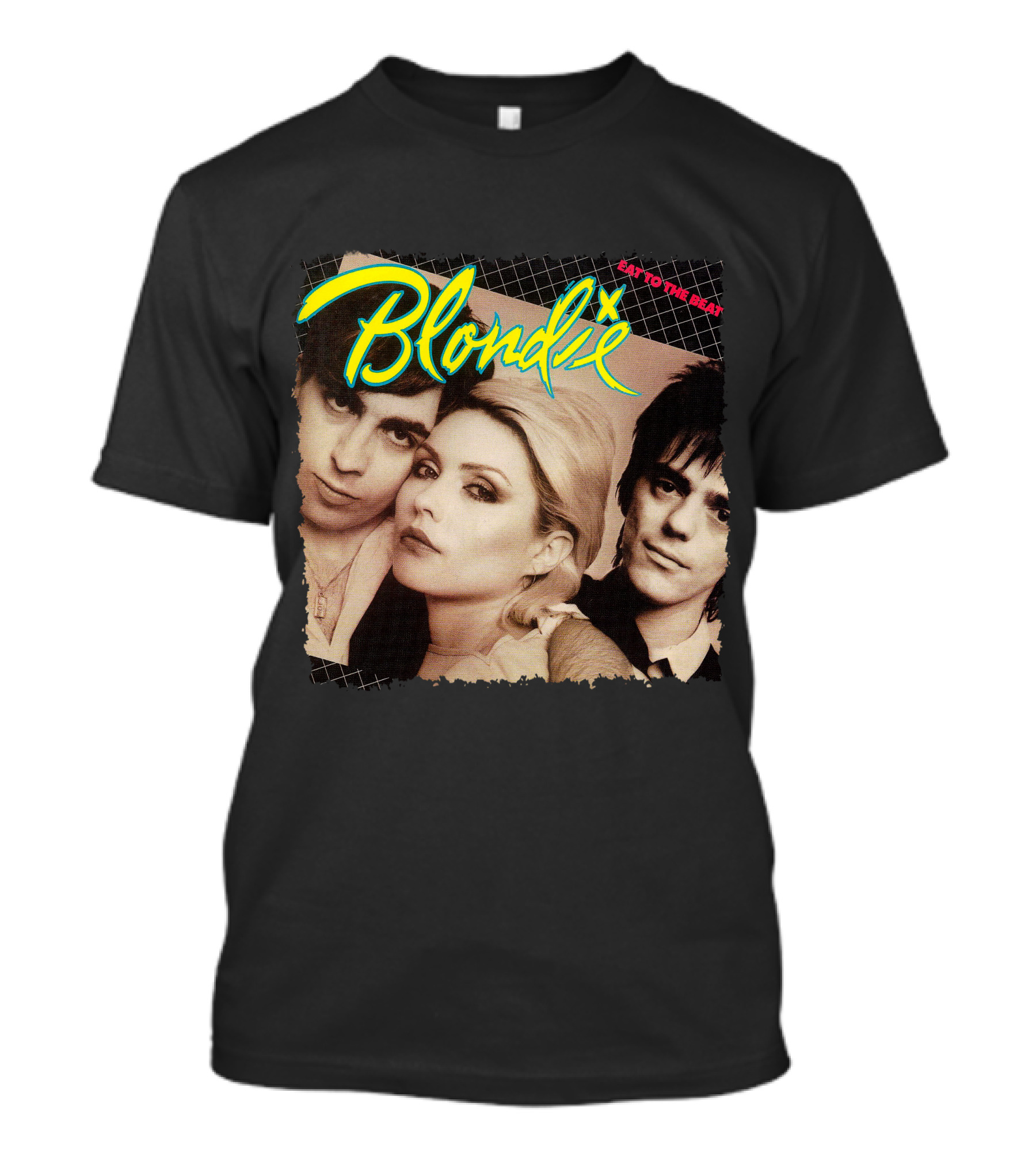 Blondie Eat To The Beat Album Cover Vintage Style T-Shirt