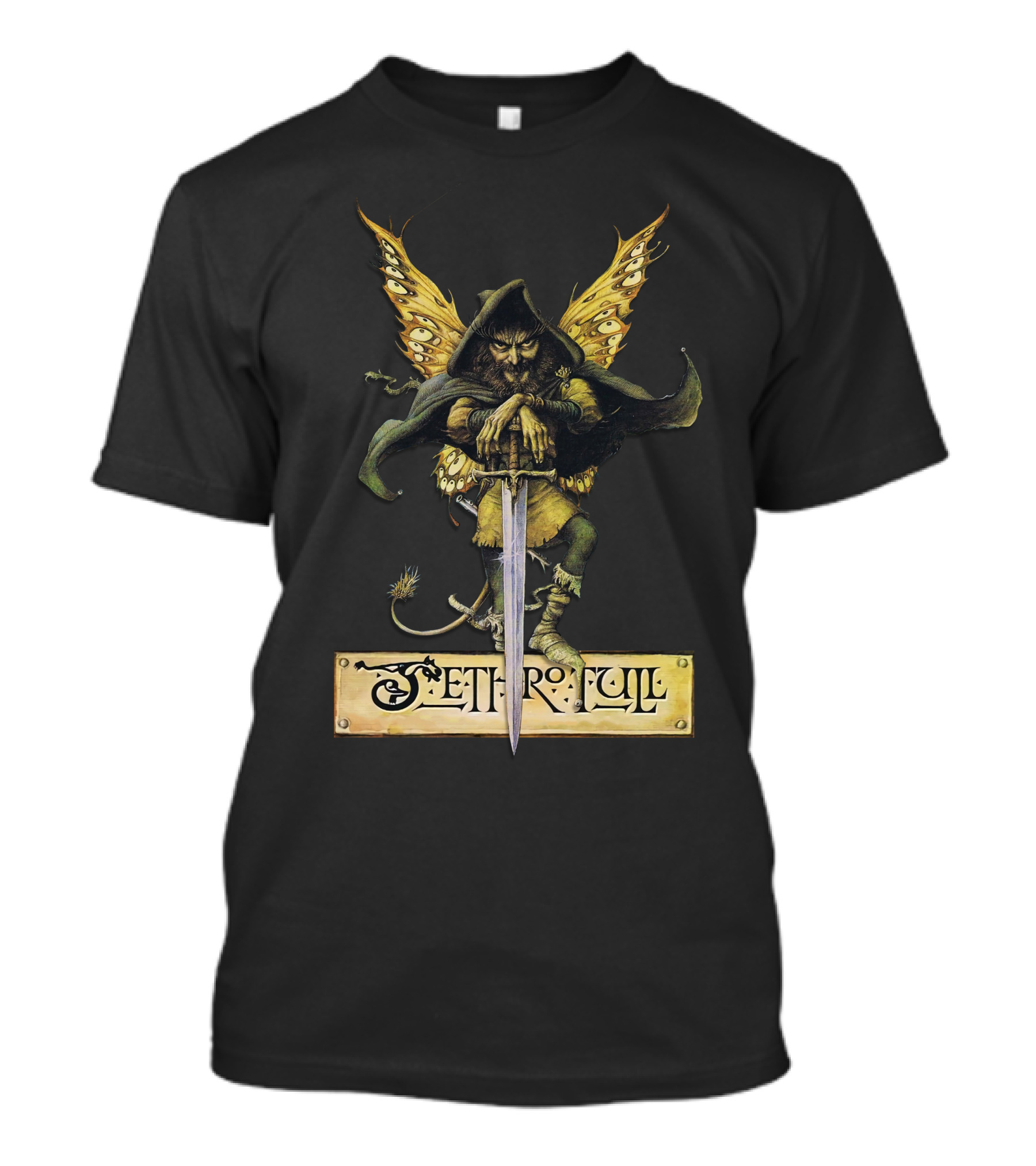 Jethro Tull Fairy Warrior With Sword And Wings T-Shirt