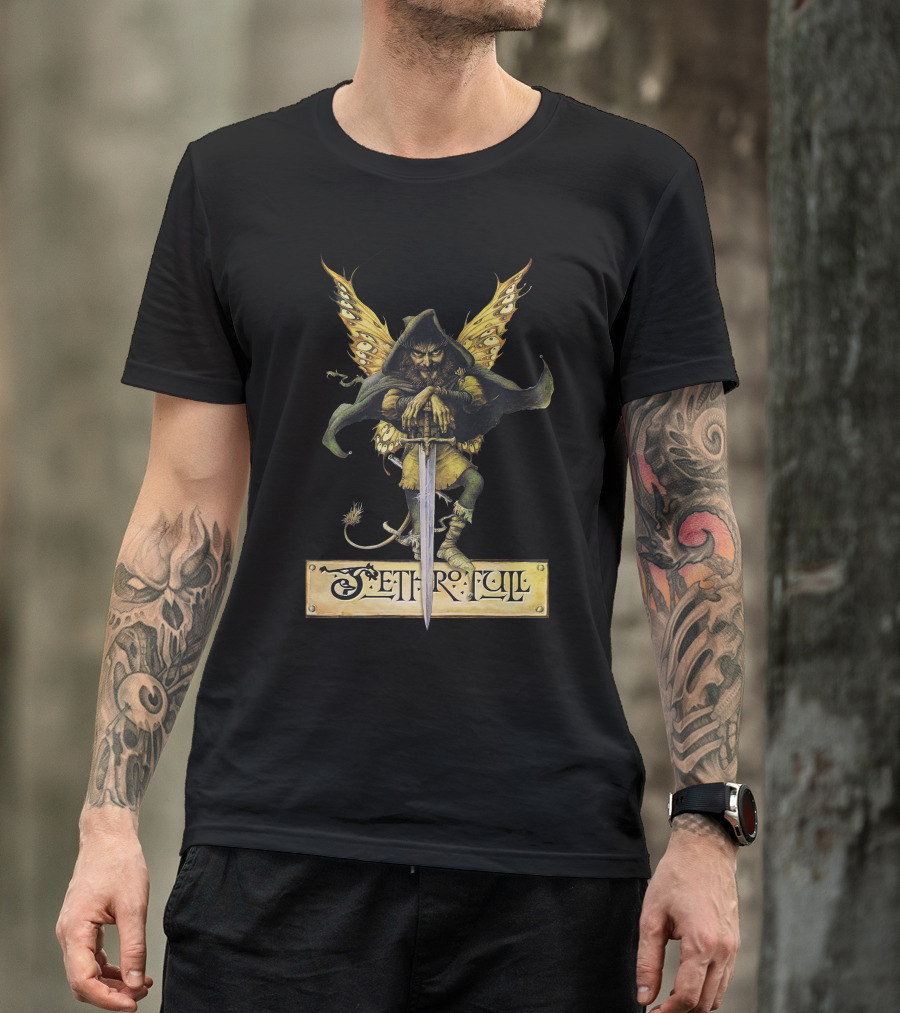 Jethro Tull Fairy Warrior With Sword And Wings T-Shirt